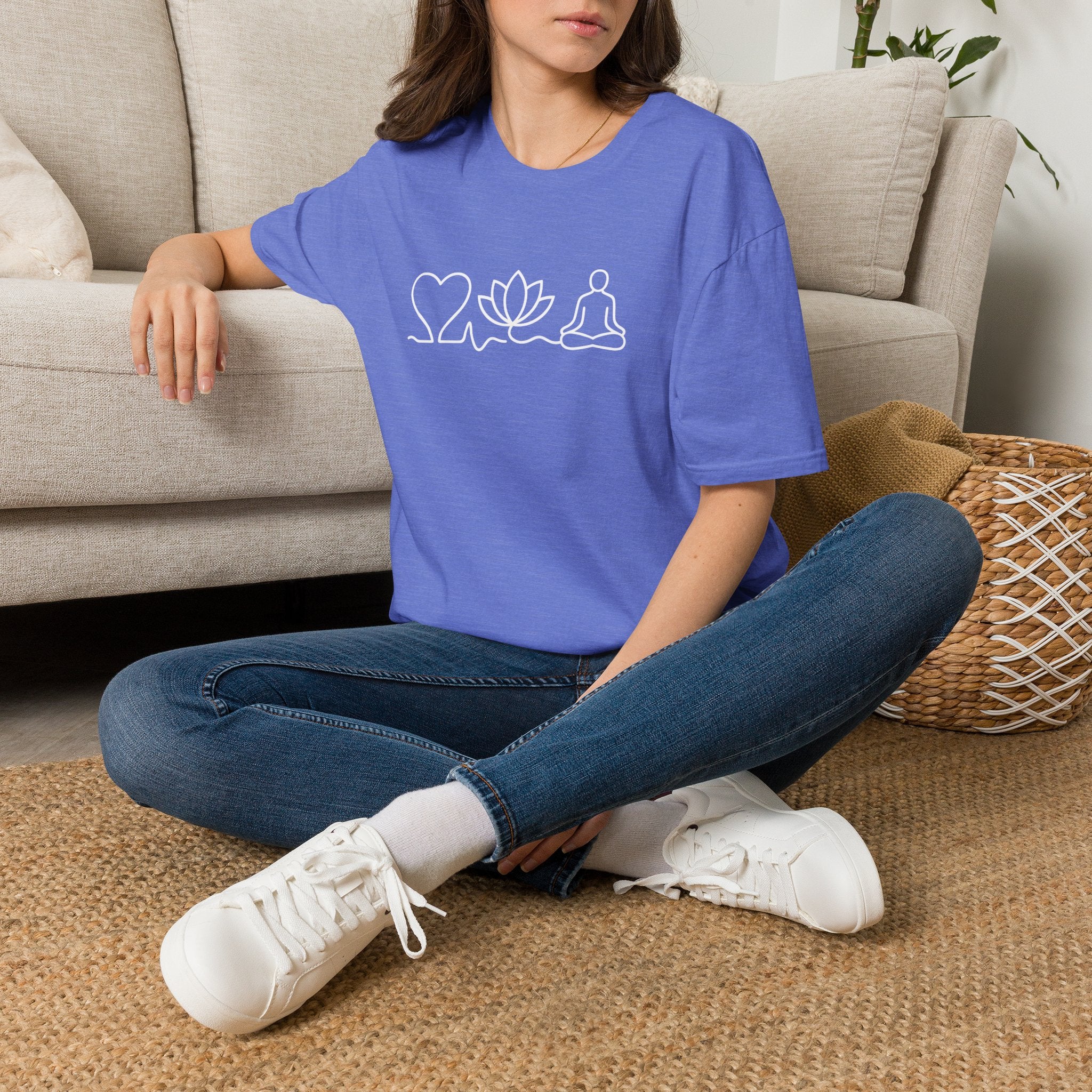 Heart Lotus Meditation T-Shirt