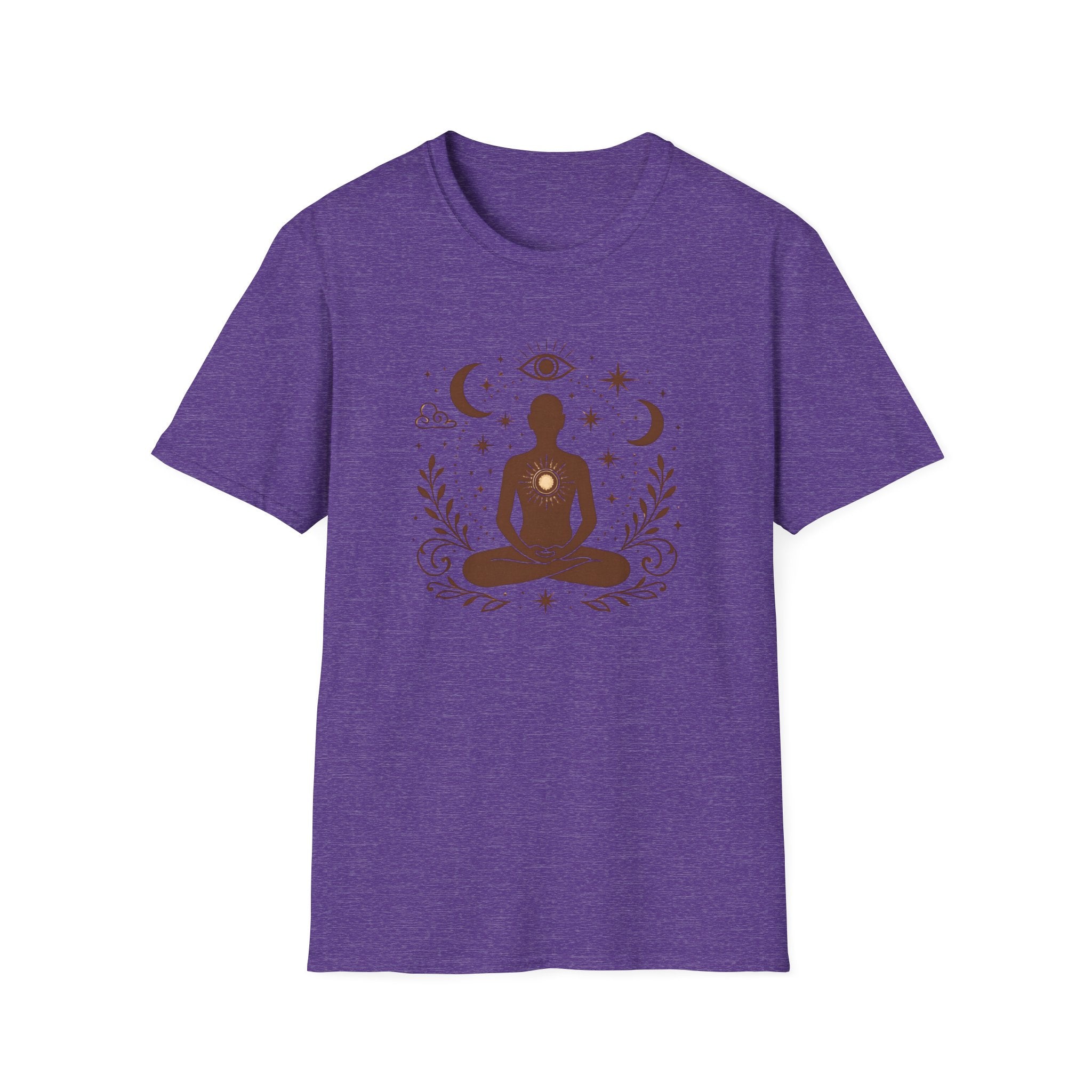 Meditative Cosmic Figure T-Shirt