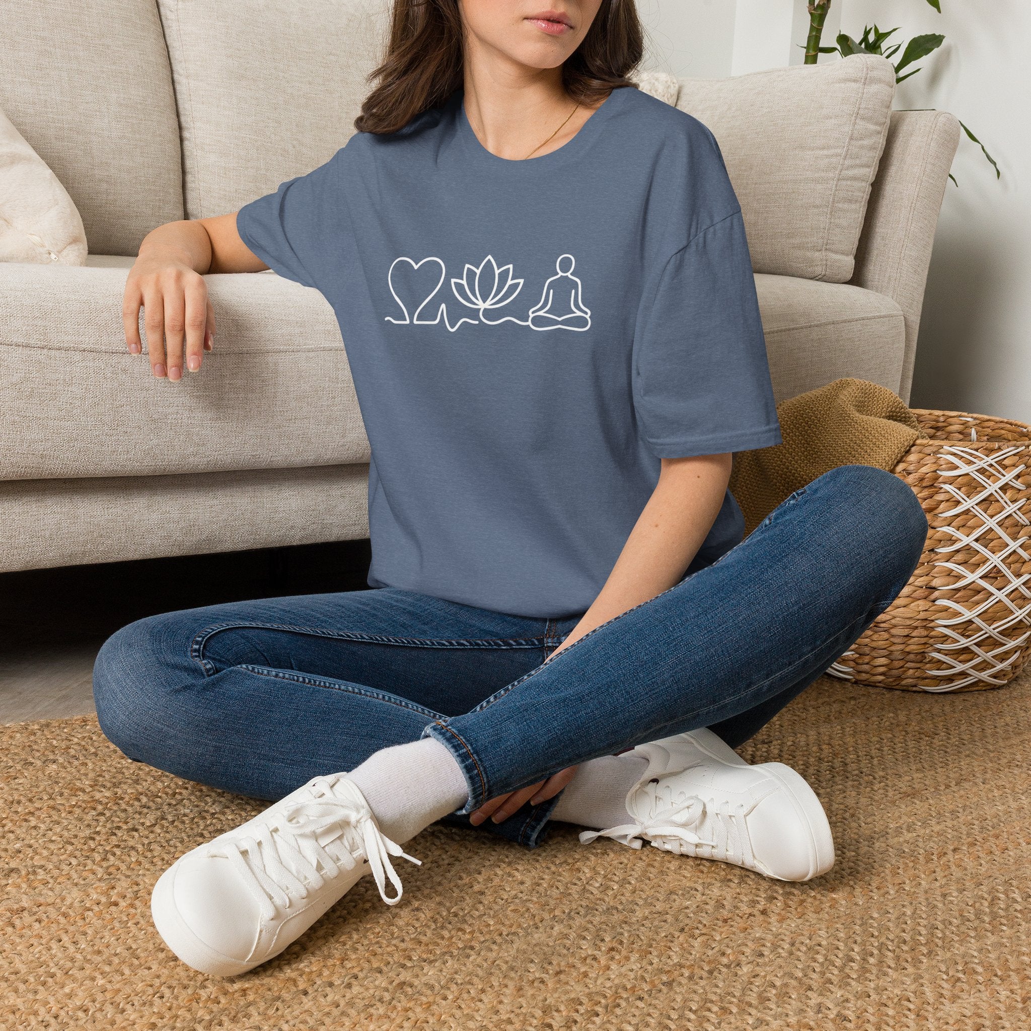 Heart Lotus Meditation T-Shirt