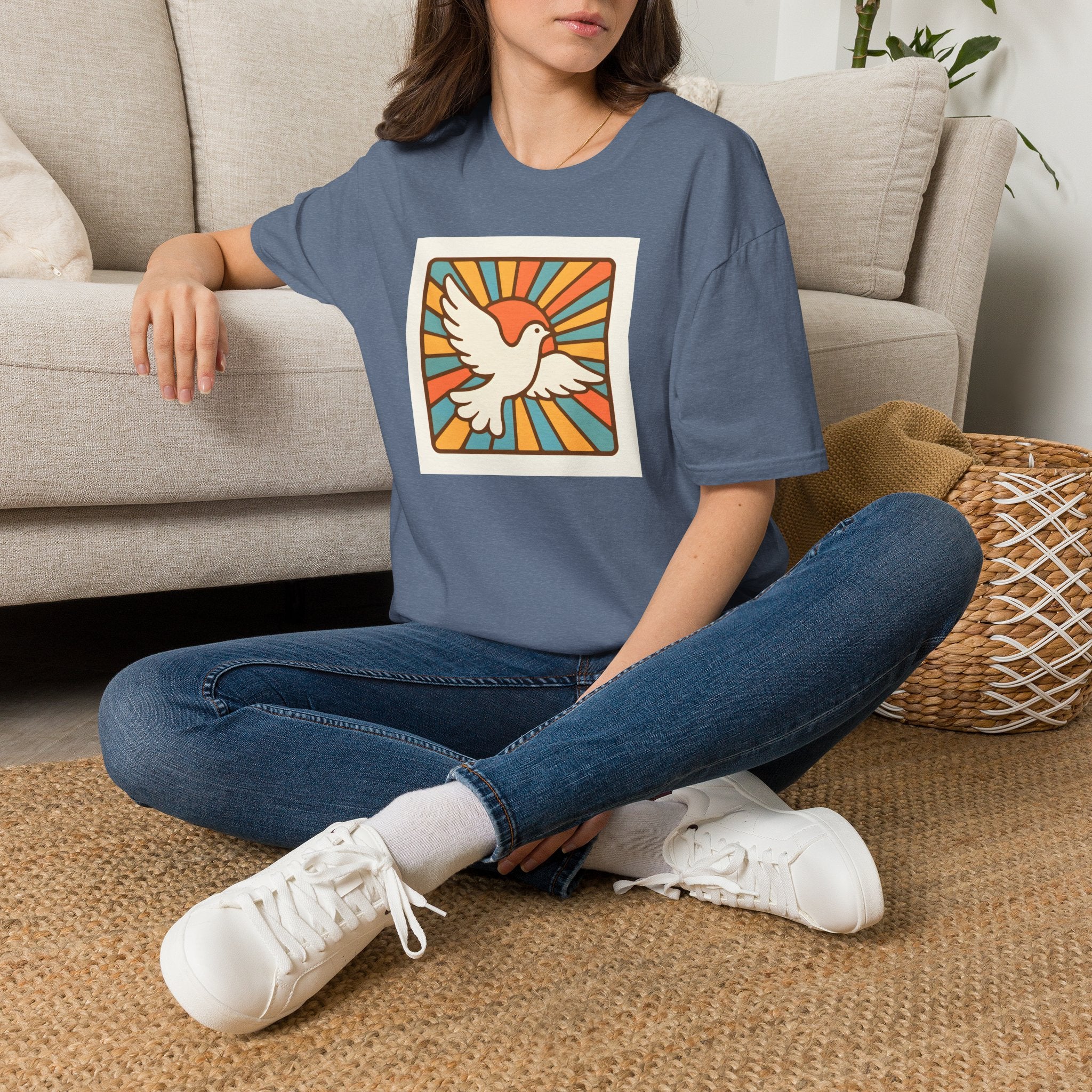 Dove with Sun Rays T-Shirt