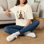 Meditative Cosmic Figure T-Shirt