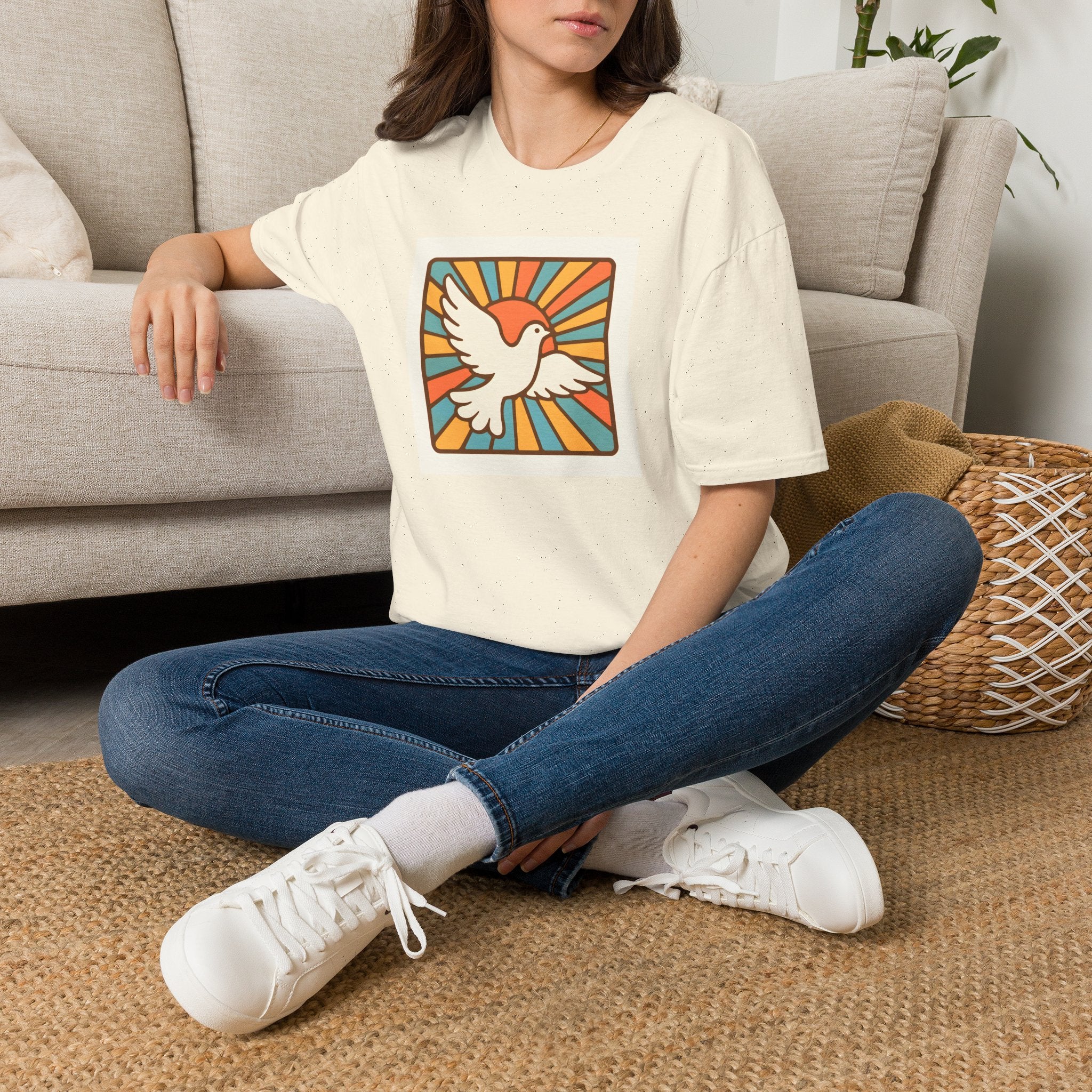 Dove with Sun Rays T-Shirt