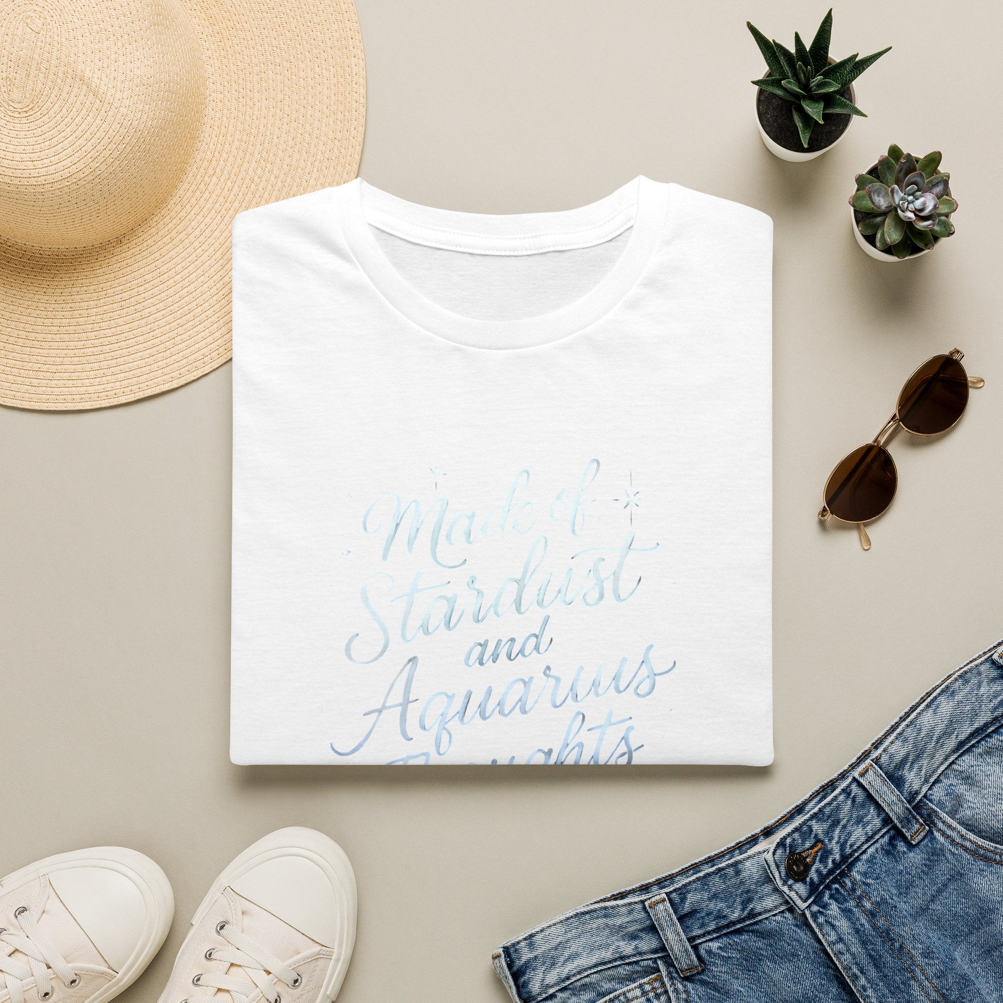 Stardust and Aquarius Thoughts T-Shirt