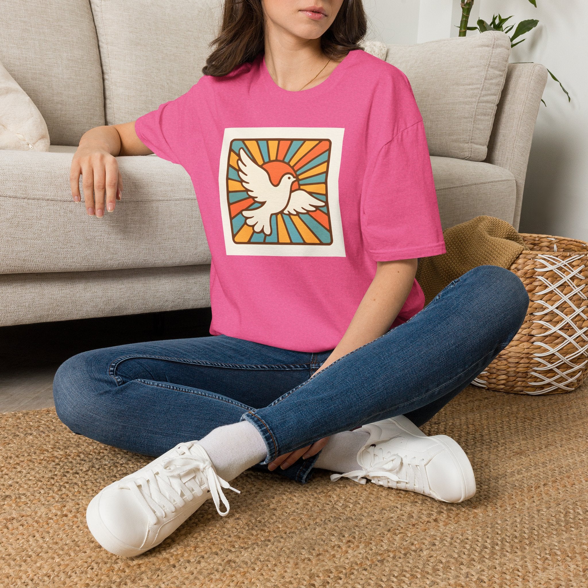 Dove with Sun Rays T-Shirt