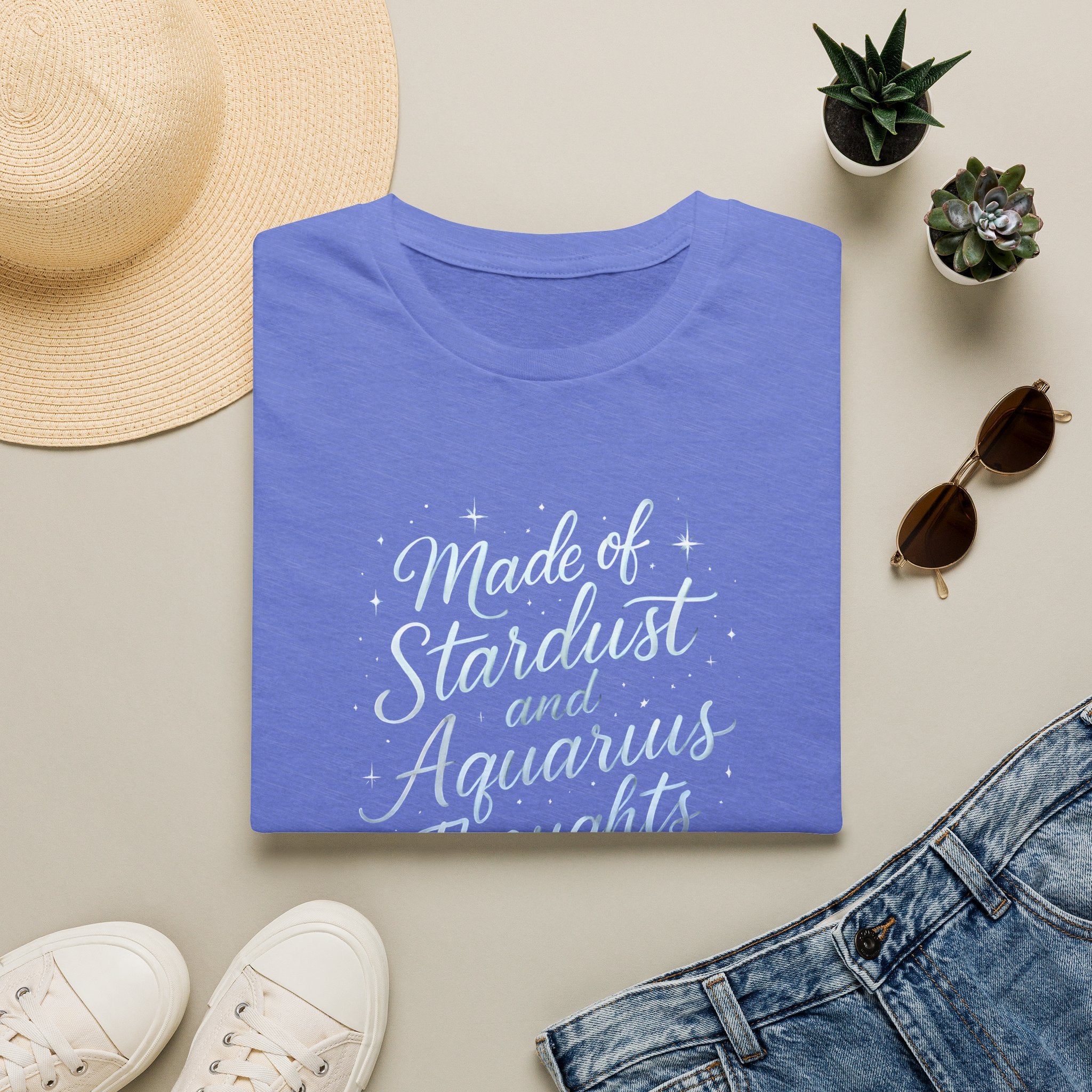 Stardust and Aquarius Thoughts T-Shirt