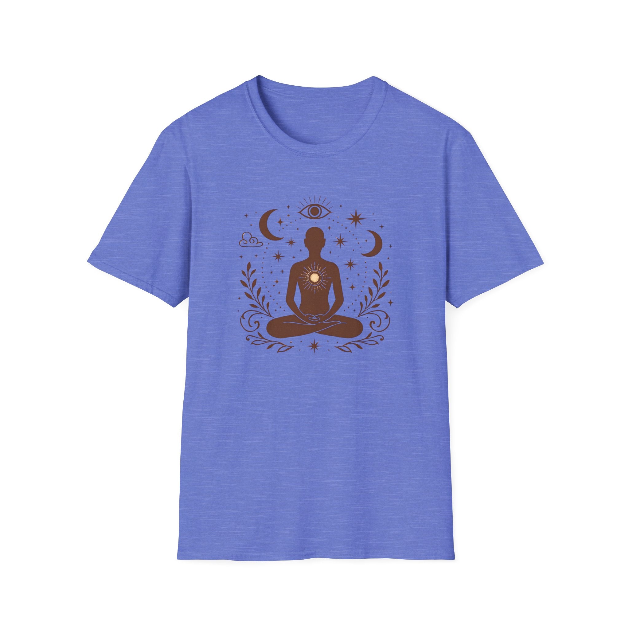 Meditative Cosmic Figure T-Shirt