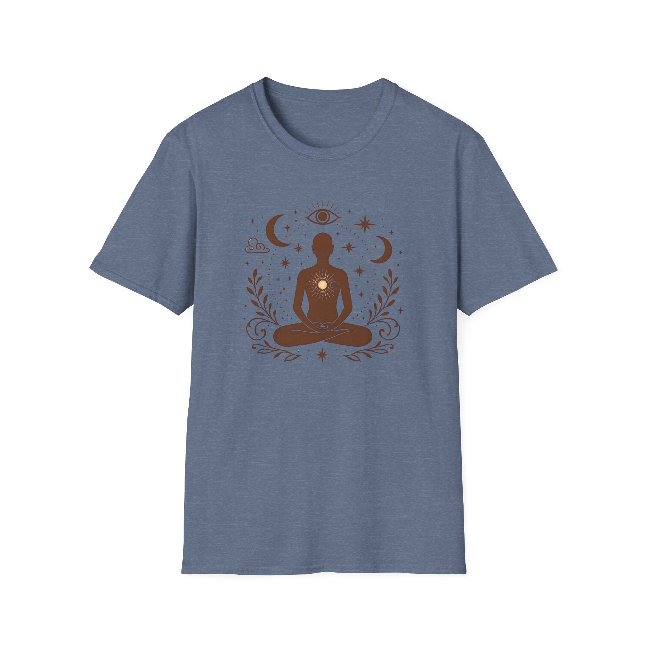 Meditative Cosmic Figure T-Shirt