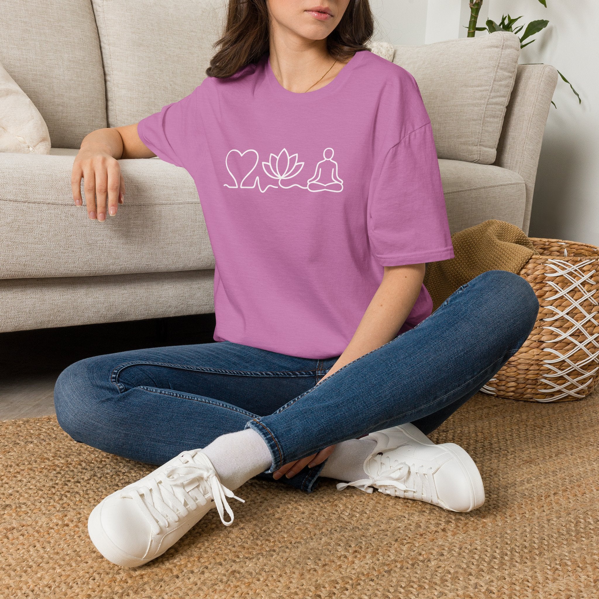 Heart Lotus Meditation T-Shirt