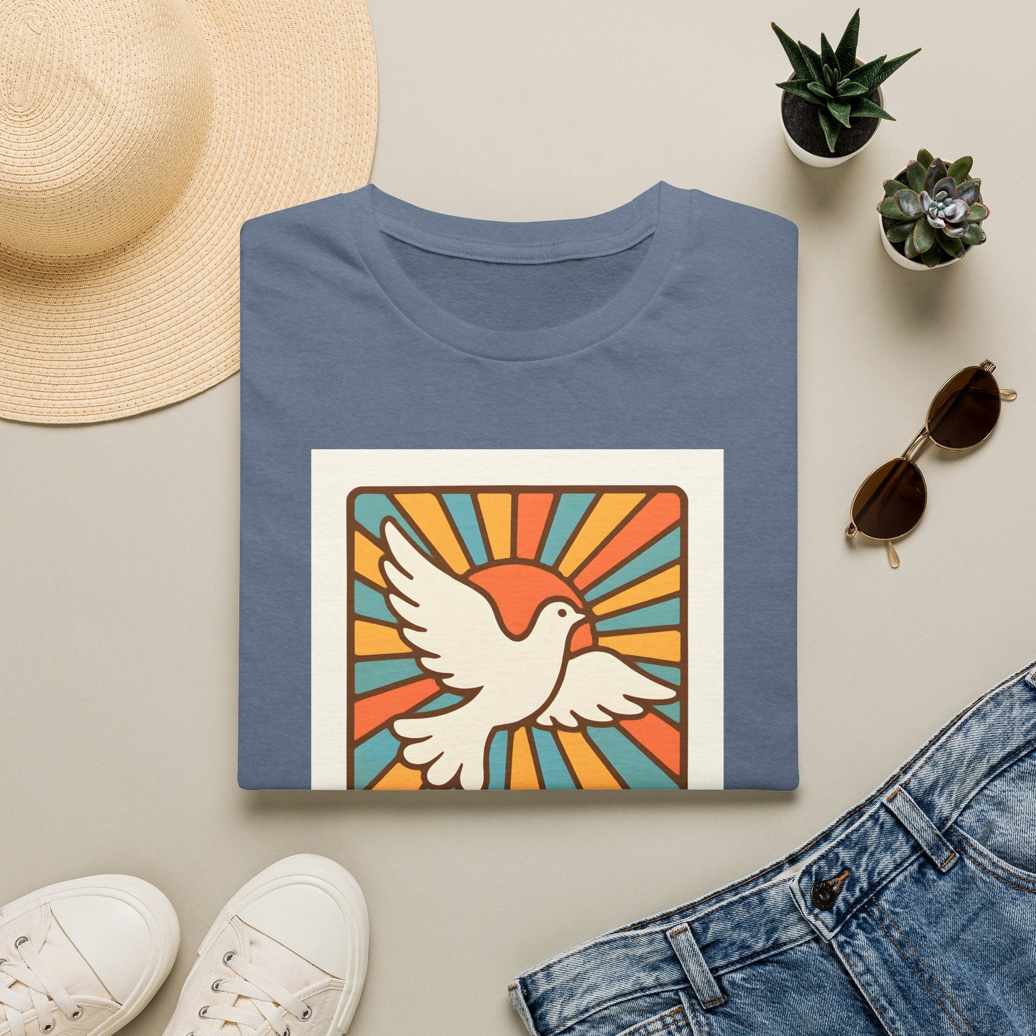 Dove with Sun Rays T-Shirt