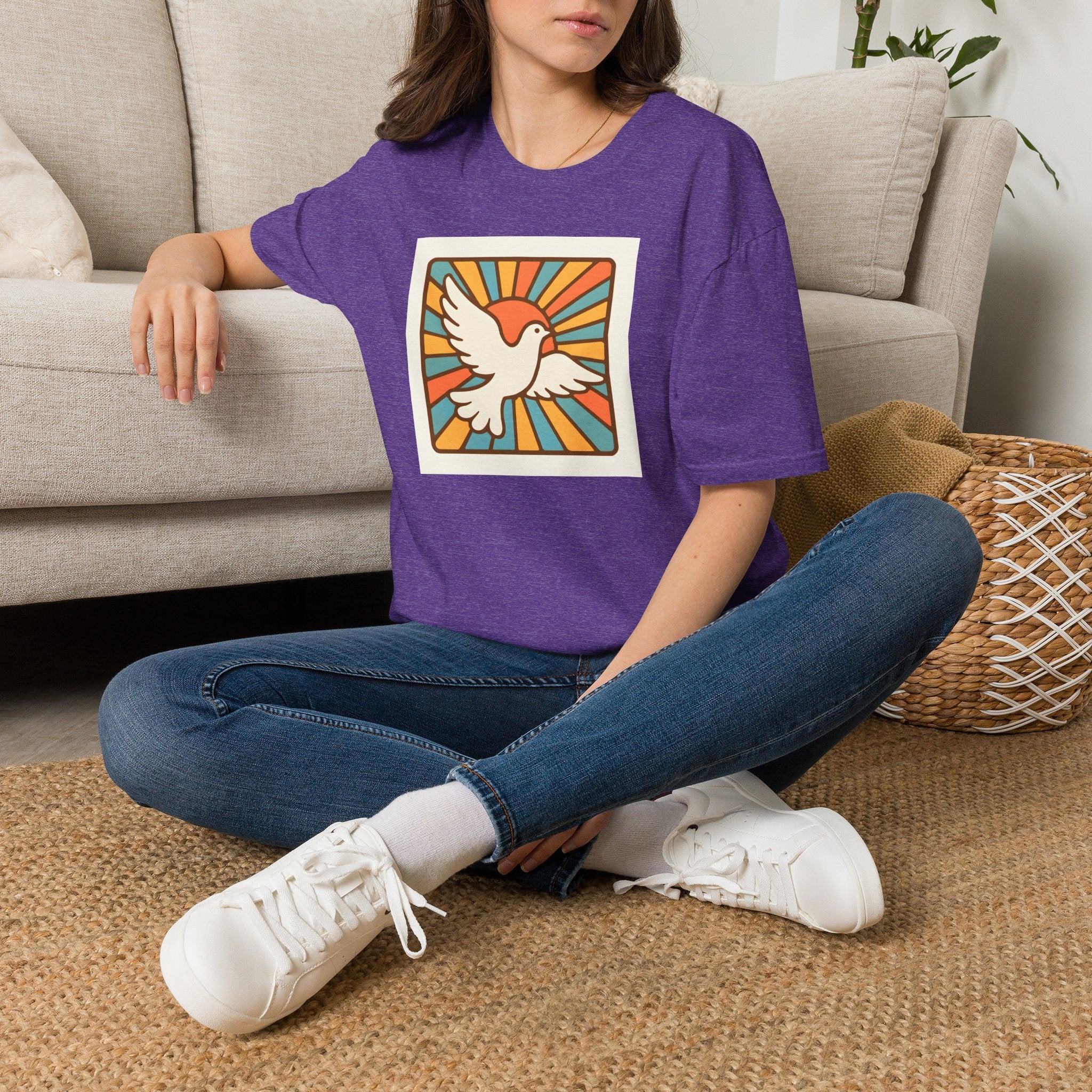 Dove with Sun Rays T-Shirt
