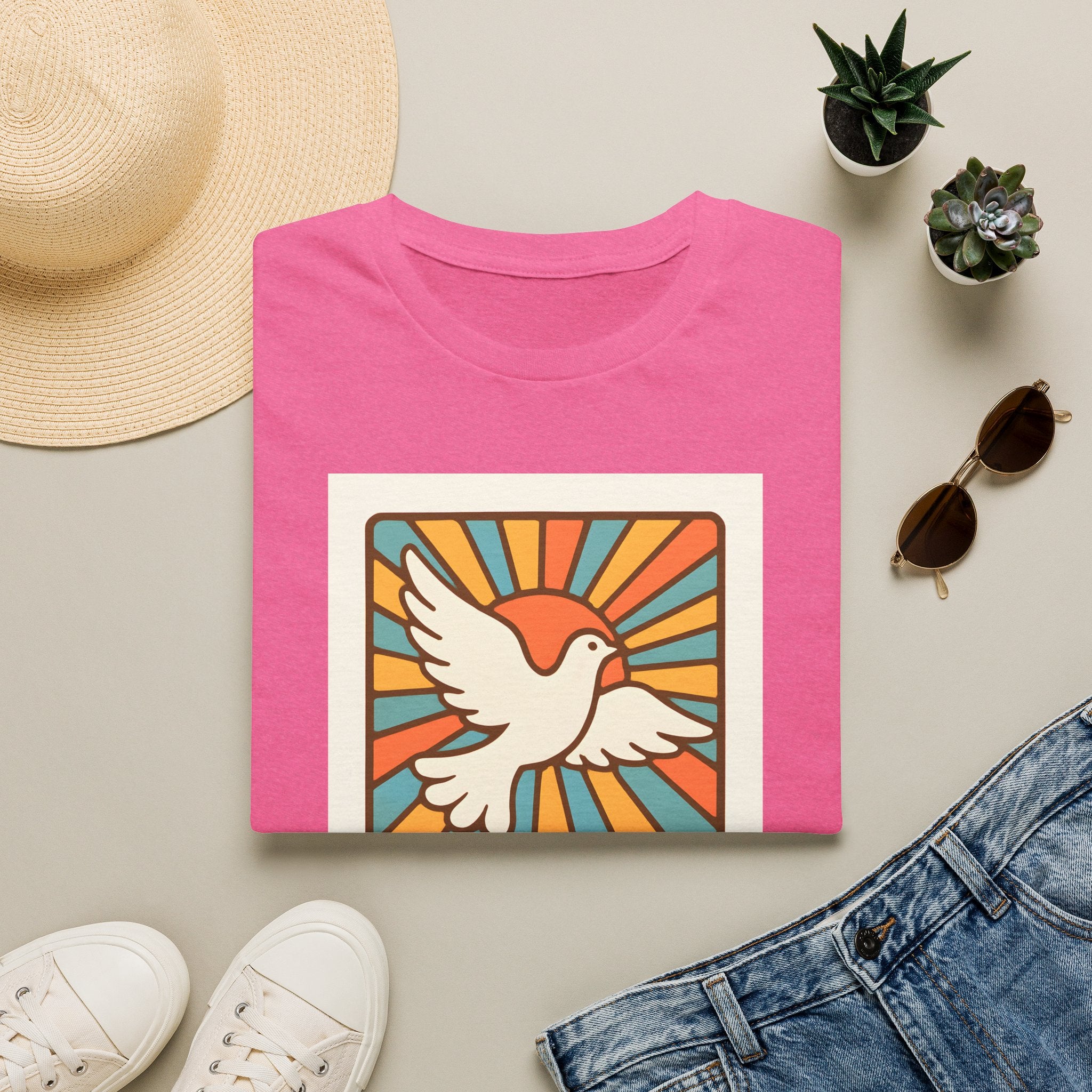 Dove with Sun Rays T-Shirt