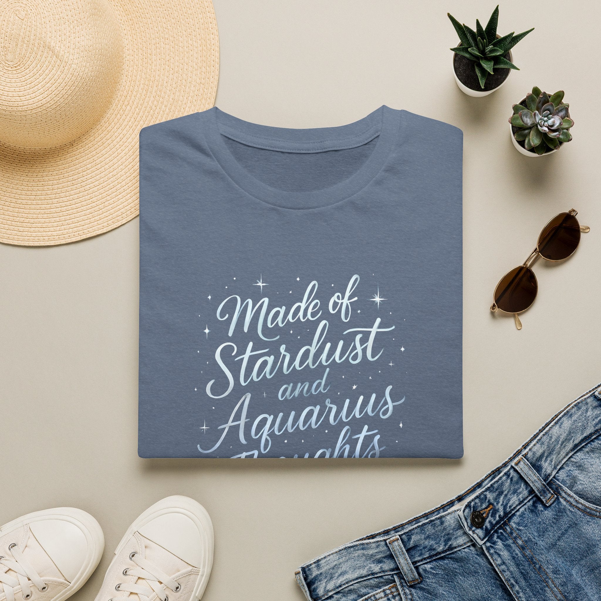 Stardust and Aquarius Thoughts T-Shirt