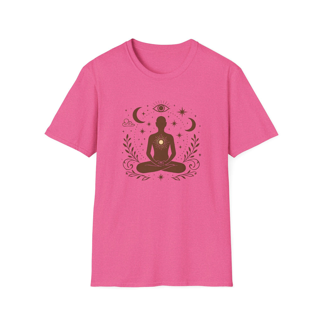 Meditative Cosmic Figure T-Shirt