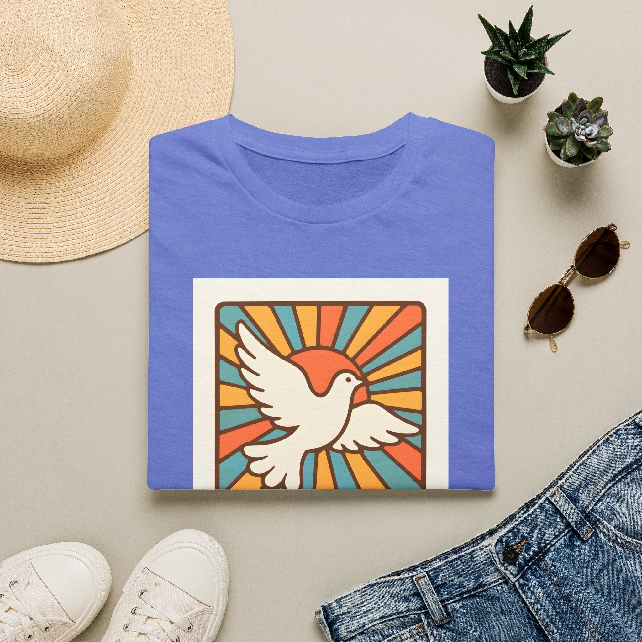 Dove with Sun Rays T-Shirt