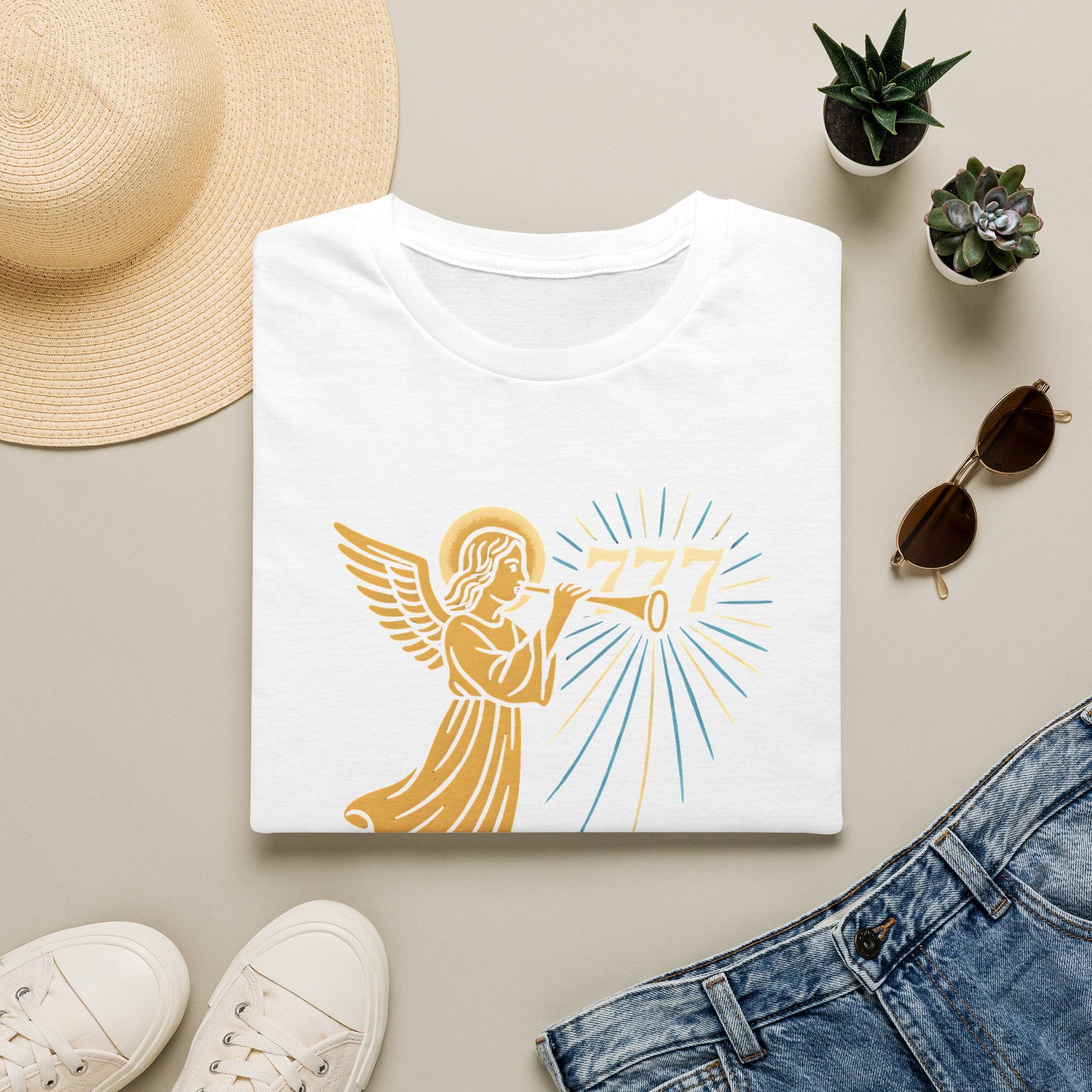 Angel Blowing Trumpet T-Shirt