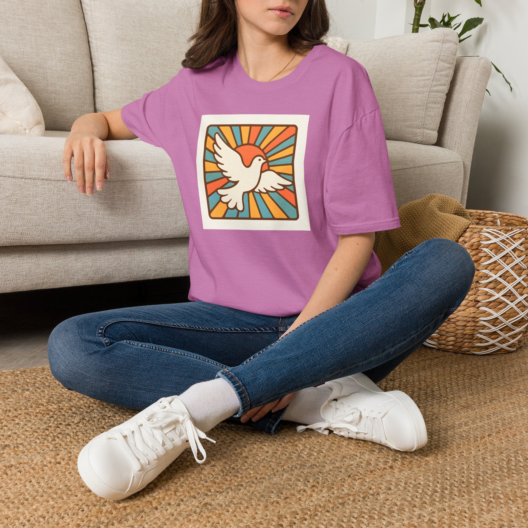 Dove with Sun Rays T-Shirt