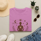 Meditative Cosmic Figure T-Shirt