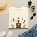 Meditative Cosmic Figure T-Shirt