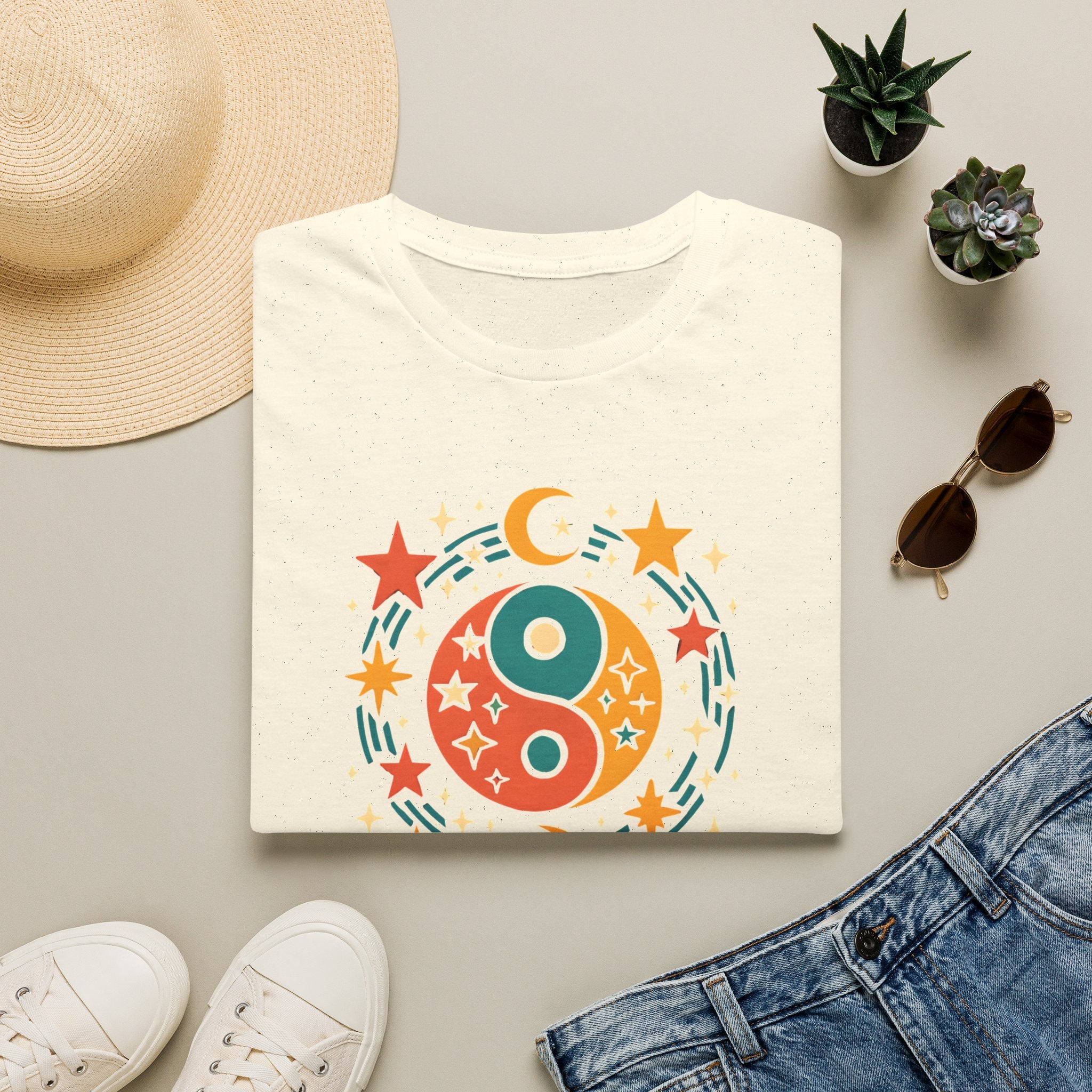 Starry Yin Yang T-Shirt