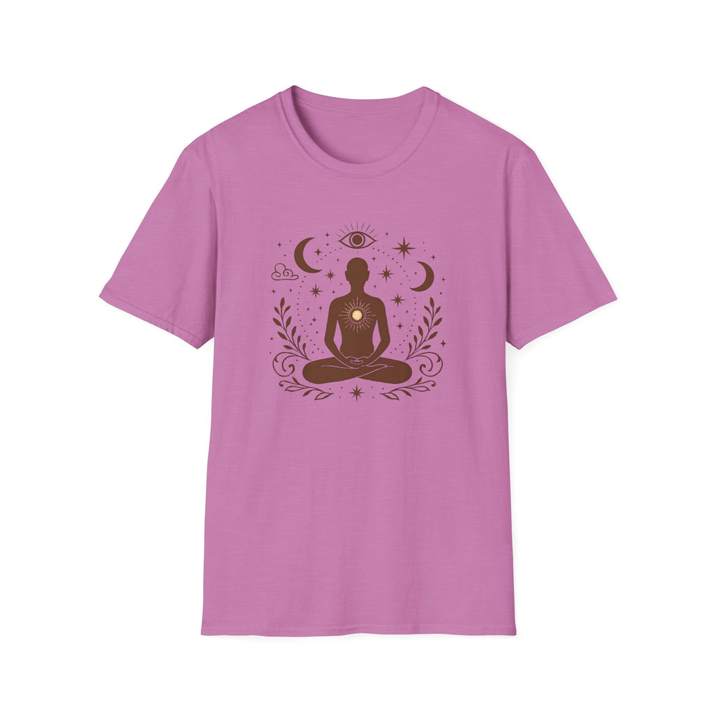 Meditative Cosmic Figure T-Shirt