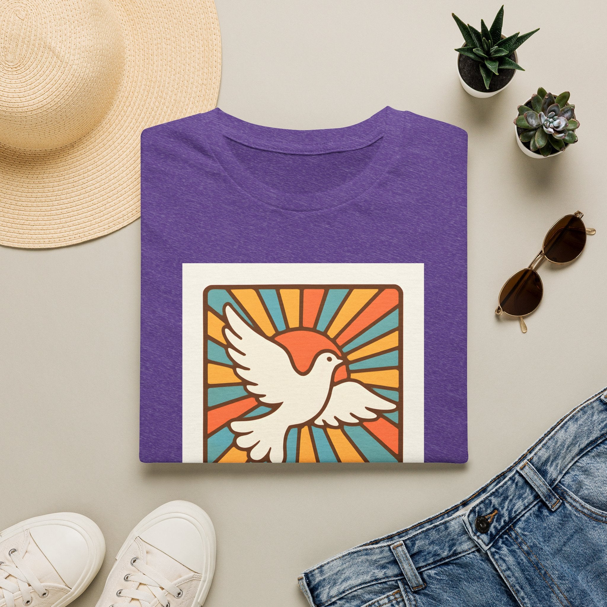 Dove with Sun Rays T-Shirt