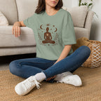 Meditative Cosmic Figure T-Shirt