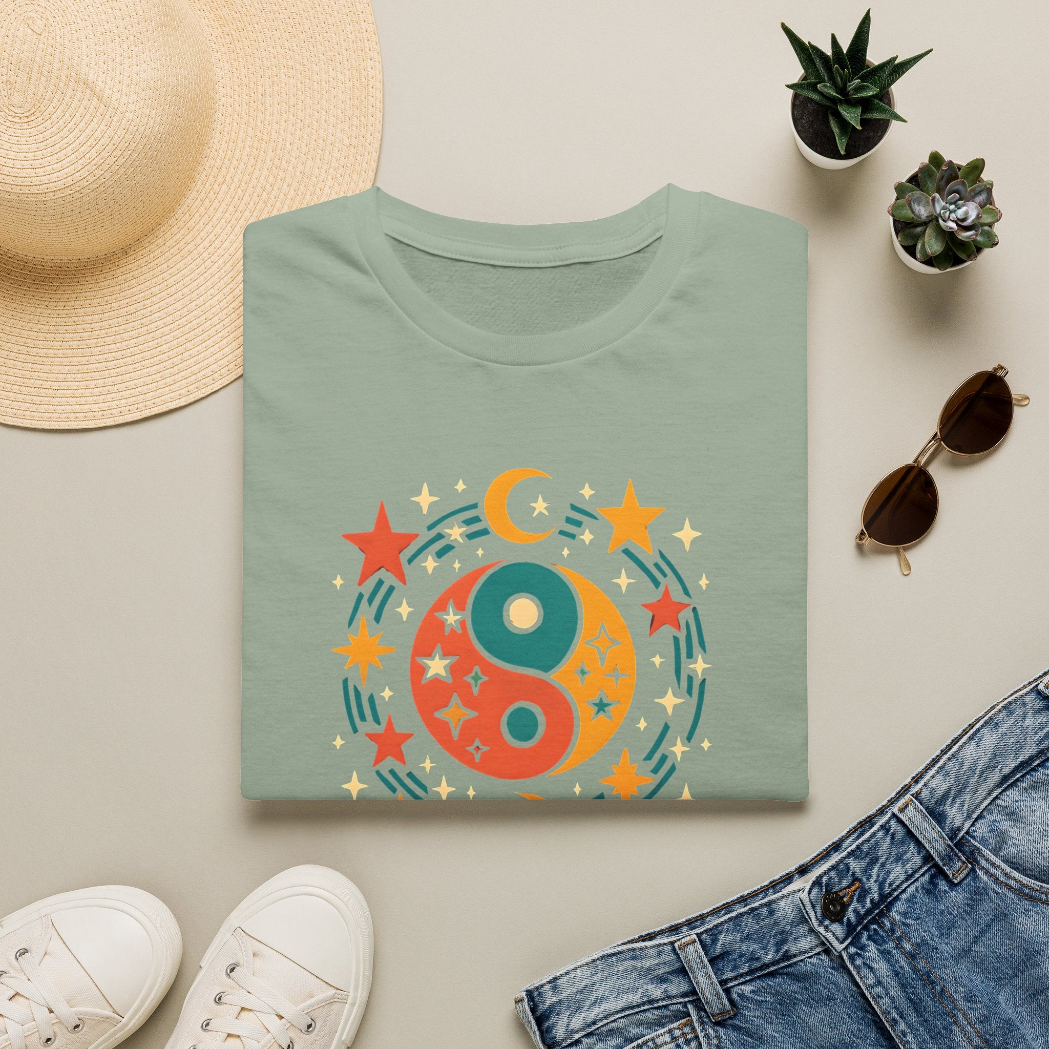 Starry Yin Yang T-Shirt