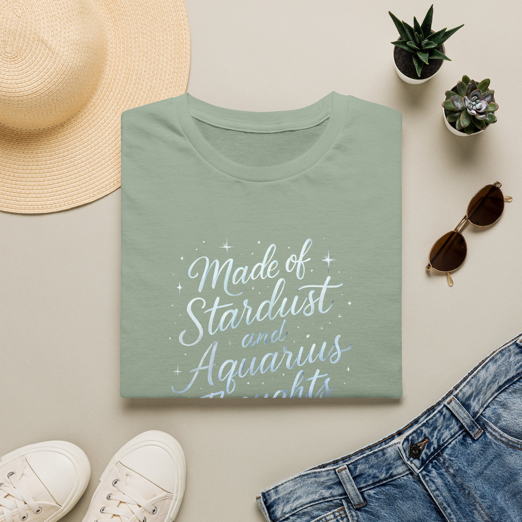 Stardust and Aquarius Thoughts T-Shirt